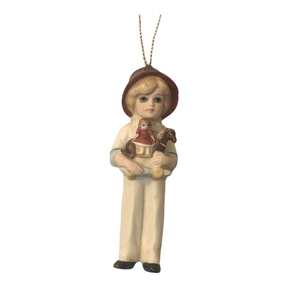 1986 Limited Edition Jan Hagara JODY CHRISTMAS ORNAMENT 3.5" Figurine Horse Doll - Picture 7 of 7